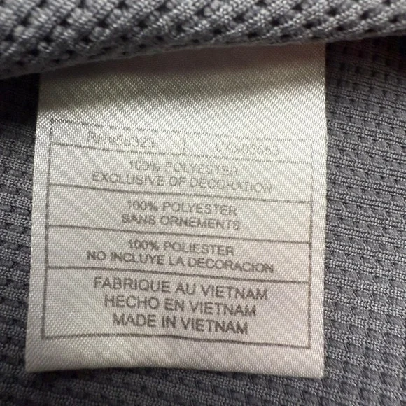 NIKE Dri-FIT Short Sleeve Athletic Golf Polo Shirt Size XXL Gray‎ - Picture 6 of 7